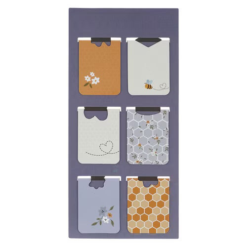 Amazing Teacher Blossom and Bees Magnetic Bookmark Set