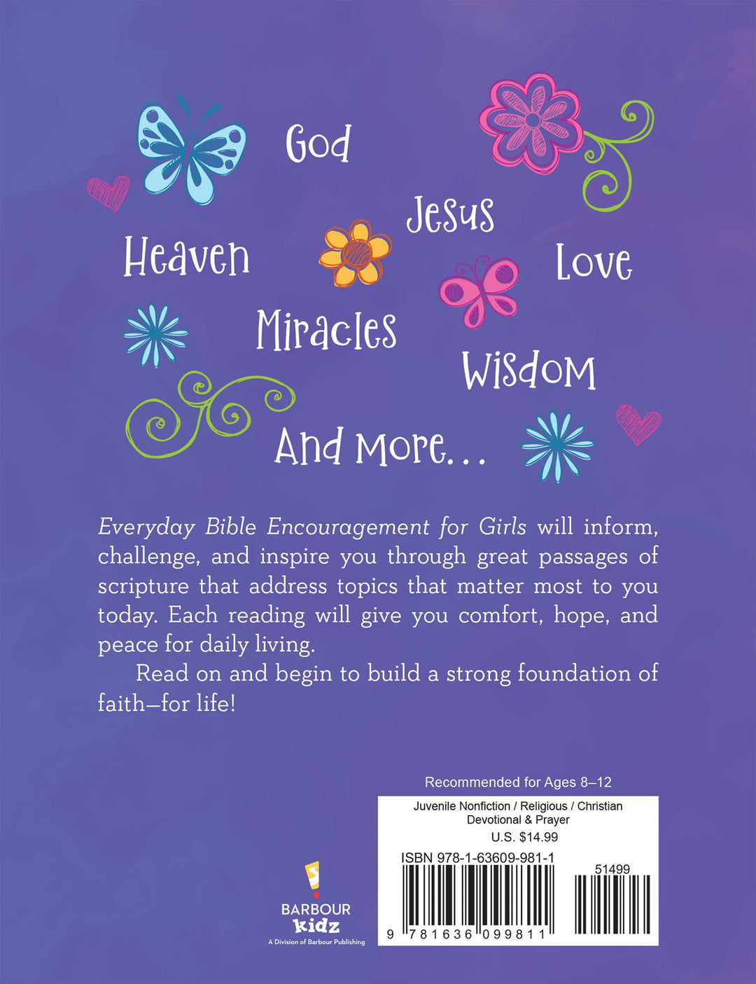 EVERYDAY BIBLE ENCOURAGEMENT FOR GIRLS