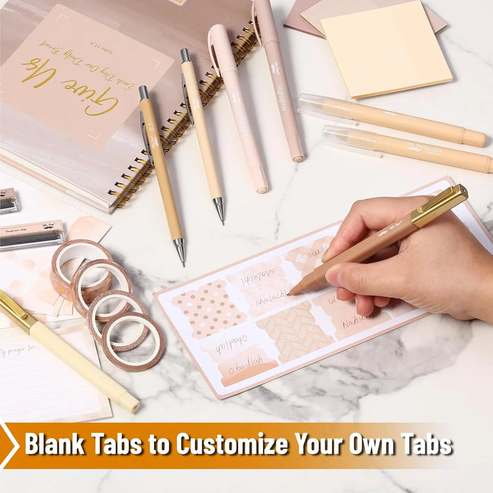Bible Journaling Kit, Bible Highlighters and Pens No Bleed, Bible Study Kit, Journaling Kit for Women and Gift, Bible Tabs and Highlighter Set