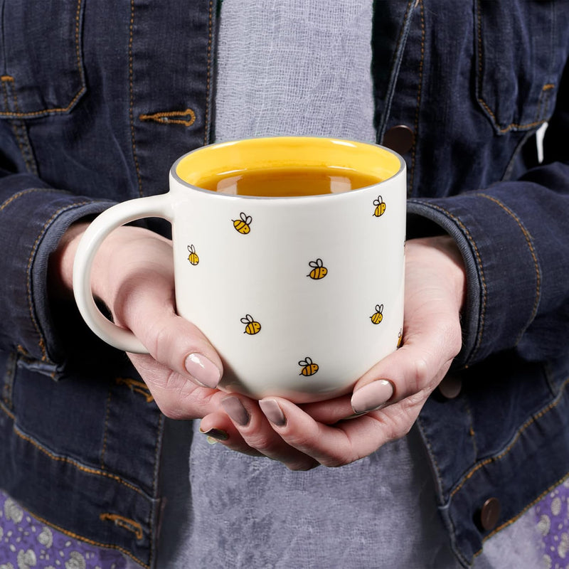Ceramic Coffee & Tea Mug for Women: Kind Words are Like Honey Inspirational Bible Verse