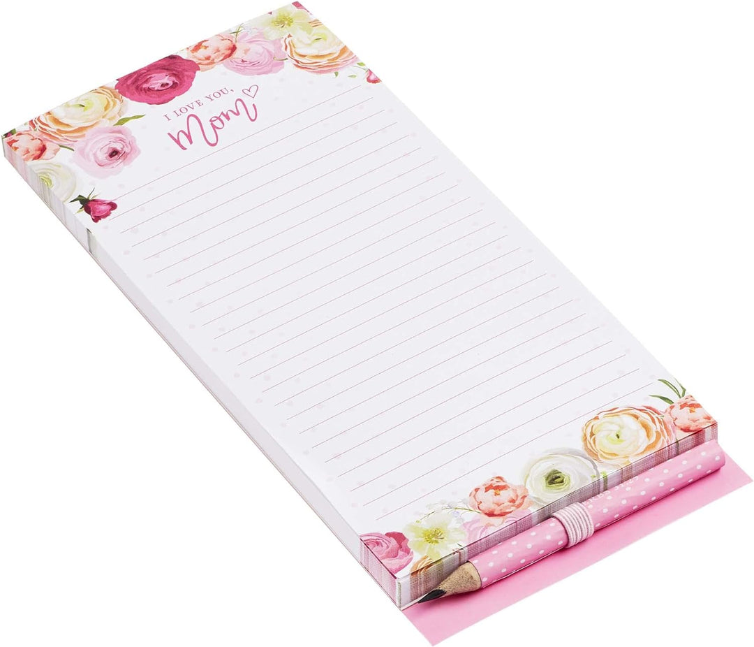 I Love You Mom – Water Bottle &amp; Matching Notepad - Gift Set