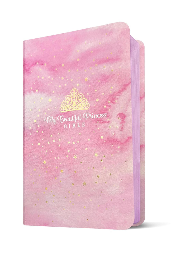 My Beautiful Princess Bible NLT (LeatherLike, Pink Sparkles)