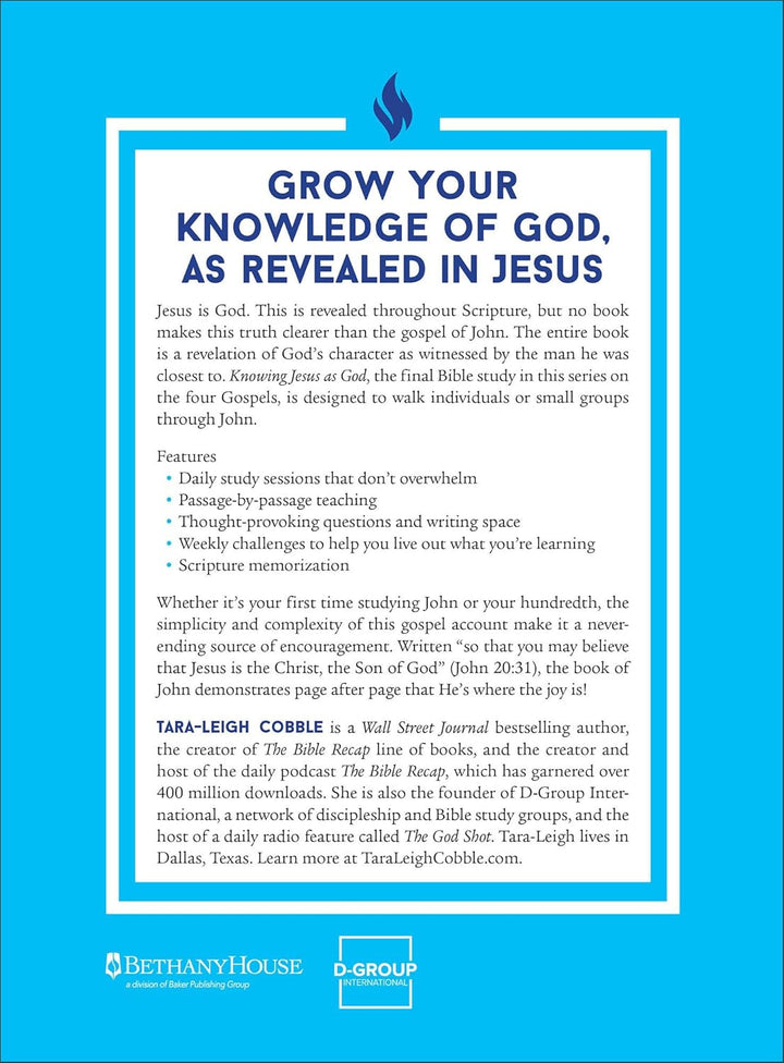 Knowing Jesus as God: A 10-Session Bible Study on the Gospel of John―For Individual or Group Study ―Includes Daily Readings, Teachings, Questions