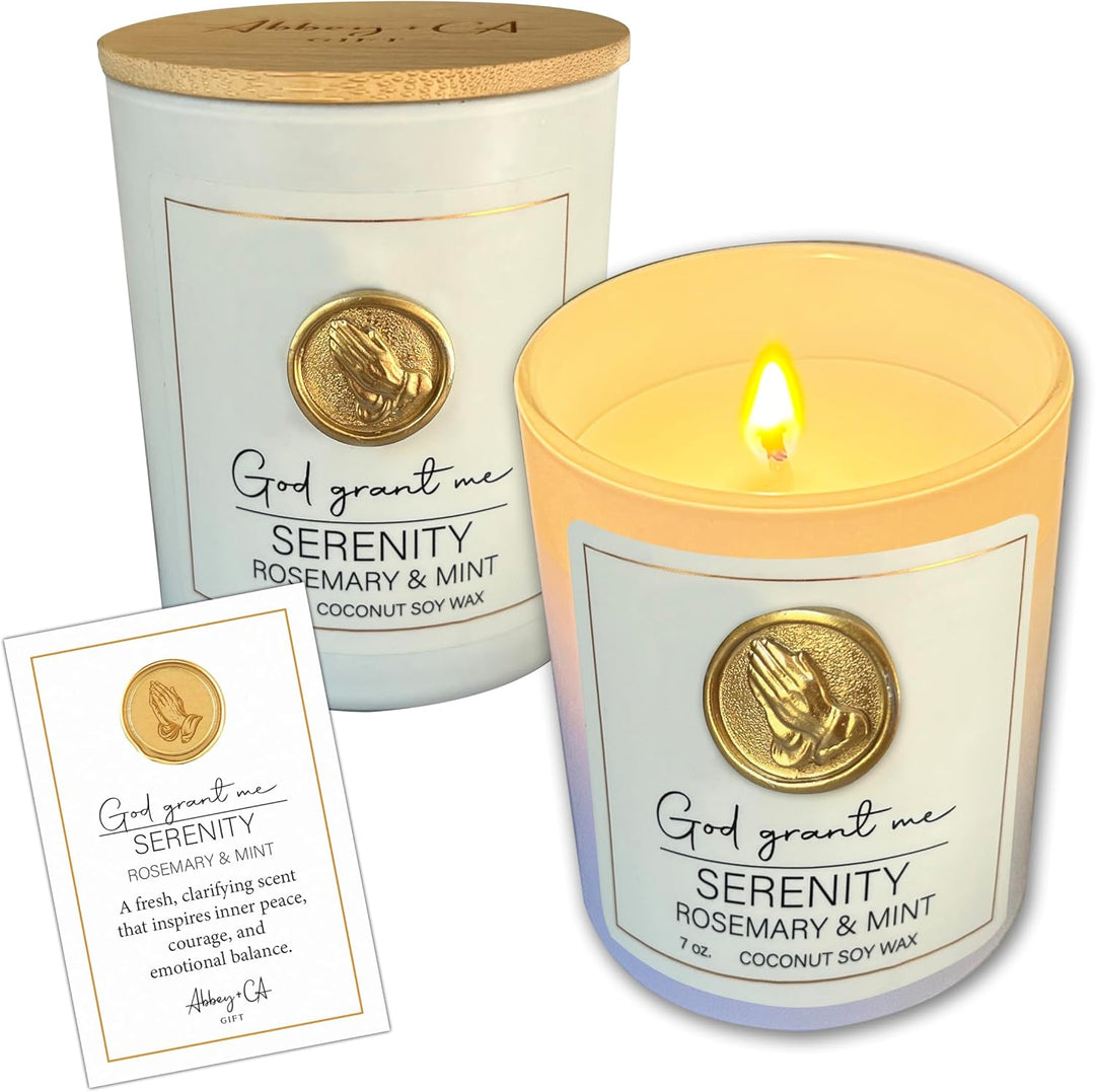 Serenity - Rosemary &amp; Mint - Scentspirations Candle Collection