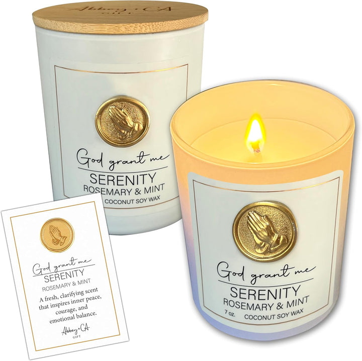 Serenity - Rosemary &amp; Mint - Scentspirations Candle Collection