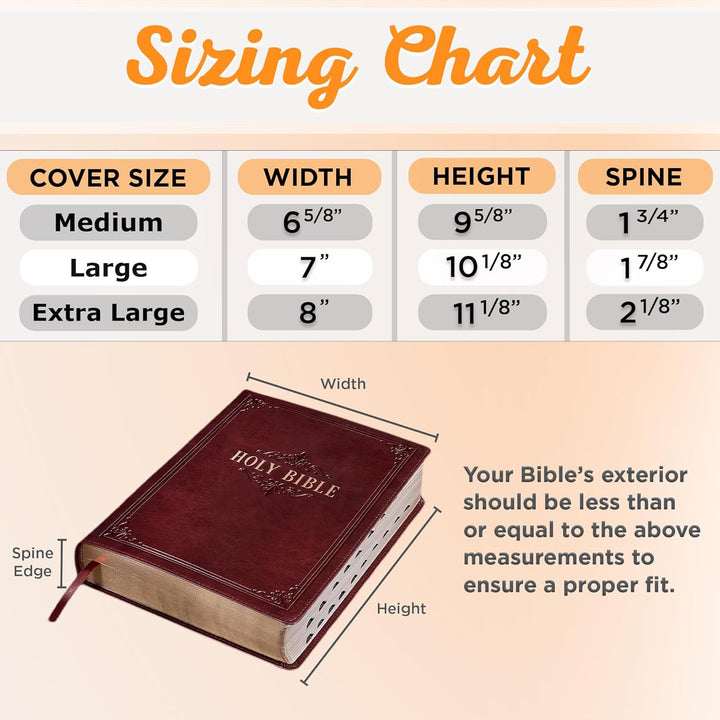 I Can Do All Things Toffee-brown and Navy Purse-style Bible Cover - Philippians 4:13