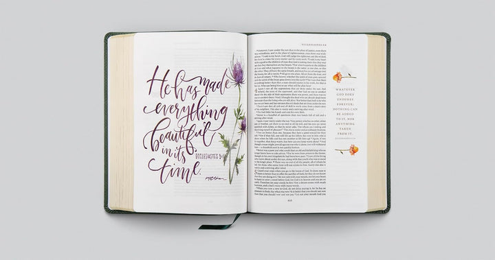 ESV GraceLaced Bible, Journaling Edition (Artwork by Ruth Chou Simons) (TruTone, Quiet Forest)
