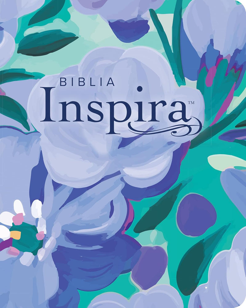 Biblia Inspira NTV, letra grande con Filament (SentiPiel, Ramo azul) (Spanish Edition)