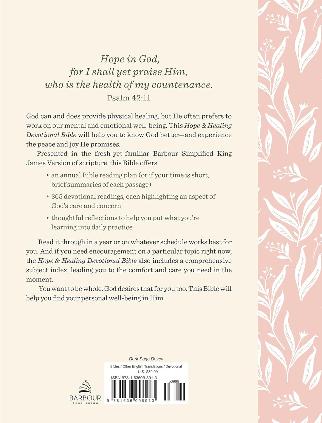 Simplified KJV Bible Hope and Healing