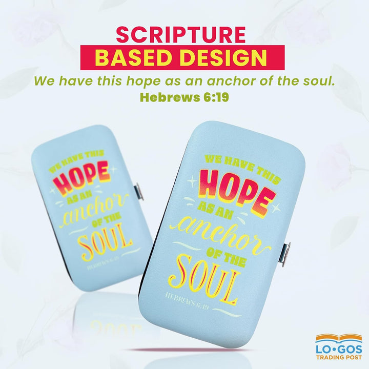 Manicure Set, Teal – Hope, Hebrews 6:19