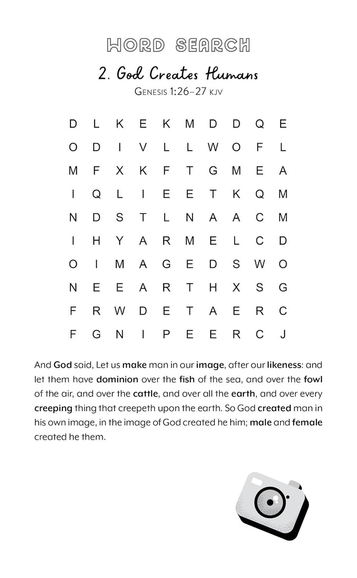 Phones Down Bible Activity Fun