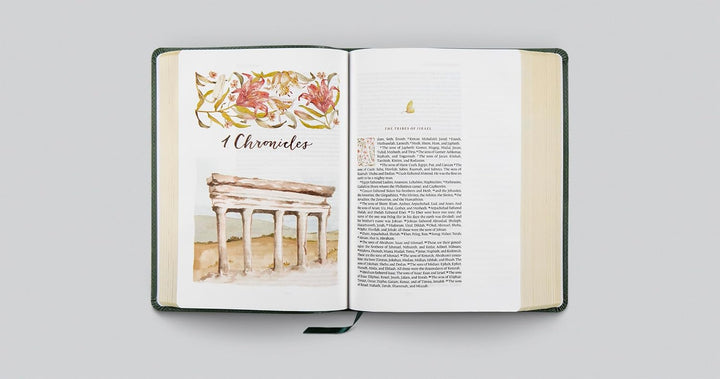 ESV GraceLaced Bible, Journaling Edition (Artwork by Ruth Chou Simons) (TruTone, Quiet Forest)