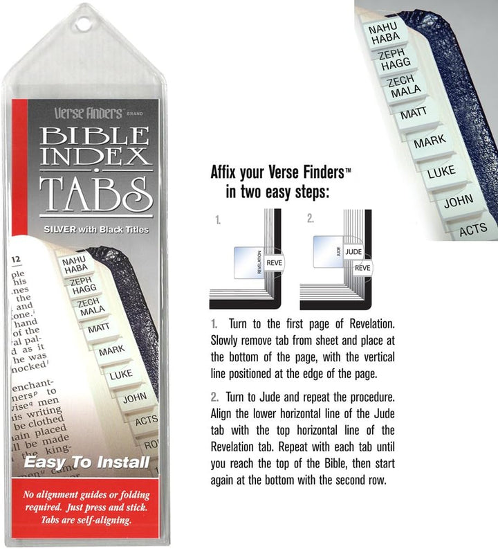 Accu-Gel &amp; Pigma Micron Bible Study Starter Sets with Silver Verse Finder Bible Tabs