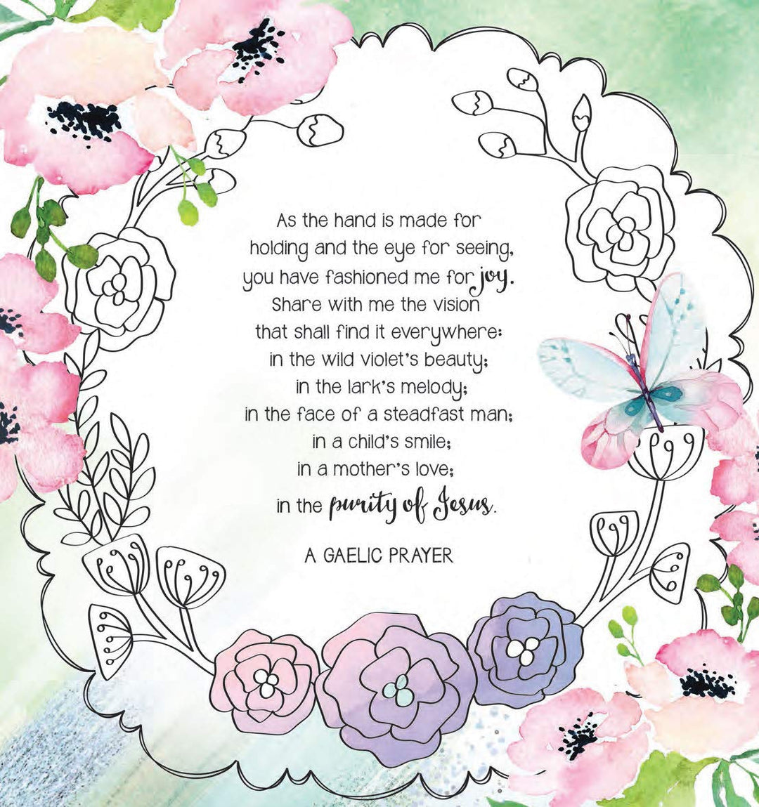 Tyndale NLT Inspire PRAISE Bible (LeatherLike, Purple Garden): Coloring Bible