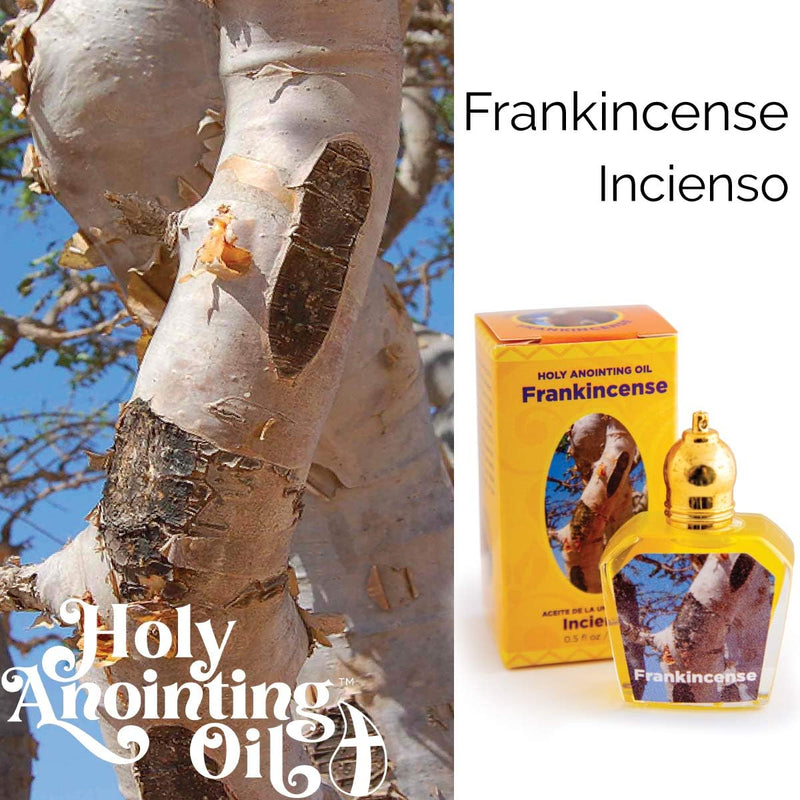 Frankincense Holy Land Anointing Oil from Israel, 1/2 oz Roller Bottle from Jerusalem