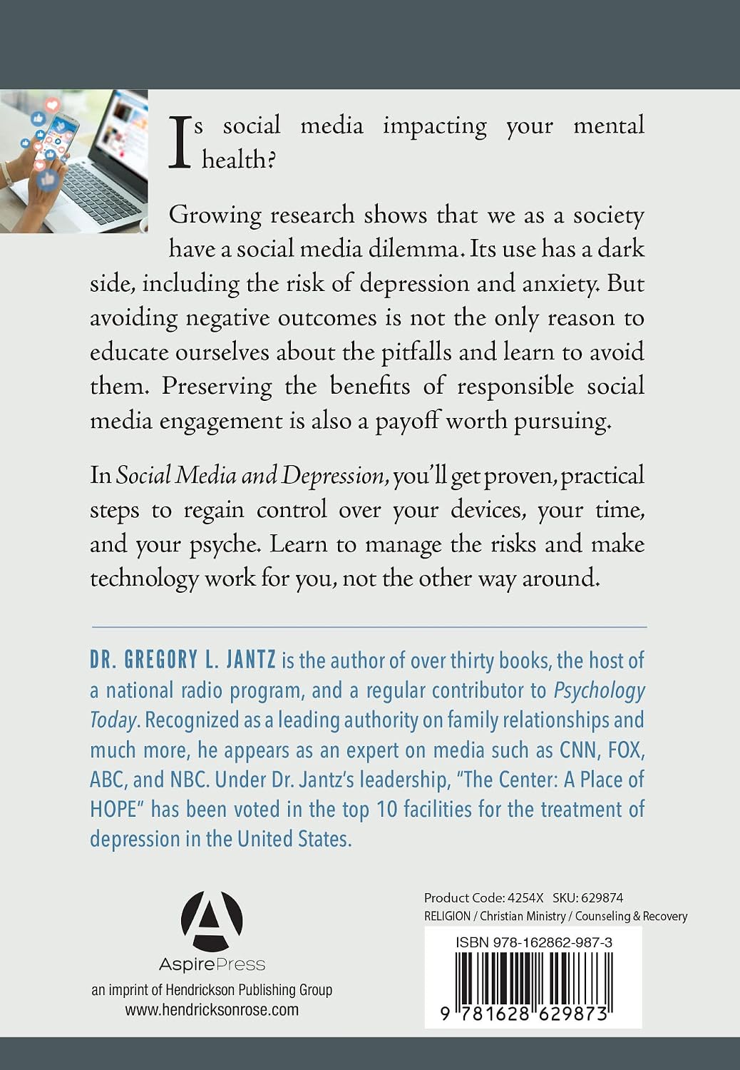 Social Media and Depression: How to be Healthy and Happy in the Digital Age (Hope and Healing)