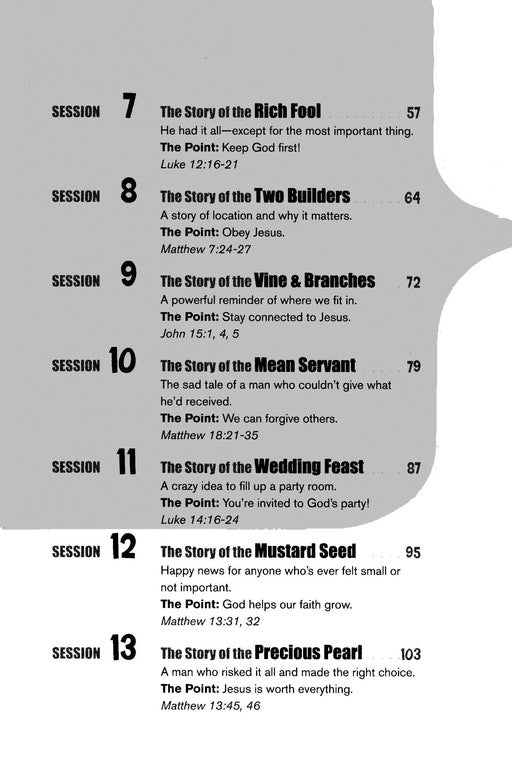 13 Very Cool Stories and Why Jesus Told Them