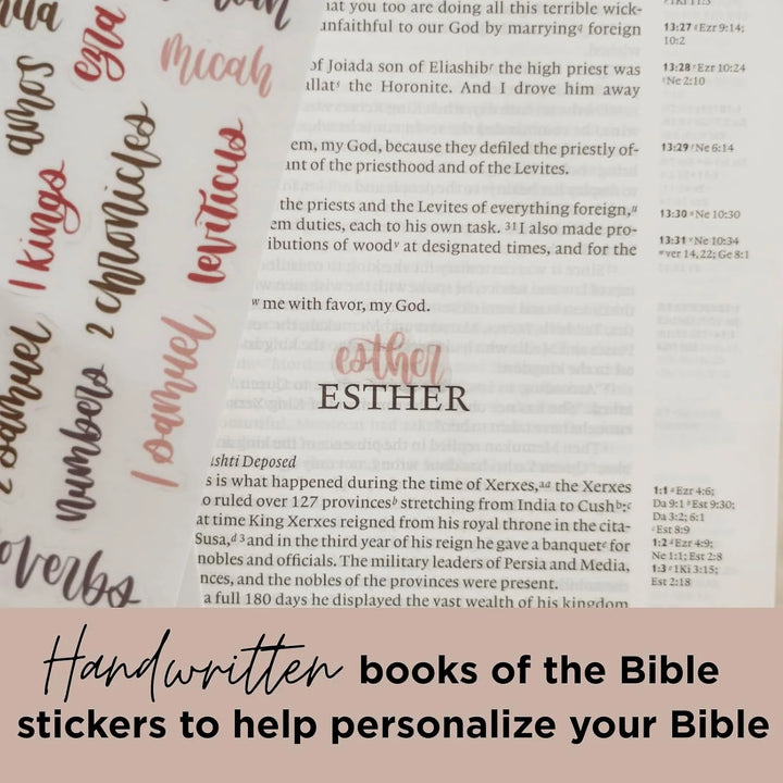 Esther Bible Journaling Kit, Loaded Bible journaling Kit in collaboration with @SydneyJournals