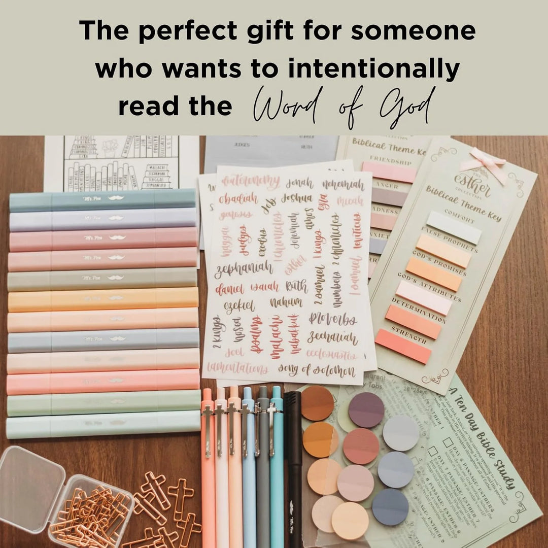 Esther Bible Journaling Kit, Loaded Bible journaling Kit in collaboration with @SydneyJournals