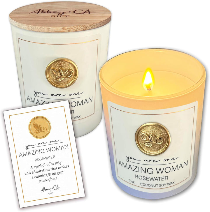 Amazing Woman - Rosewater - Scentspirations Candle Collection