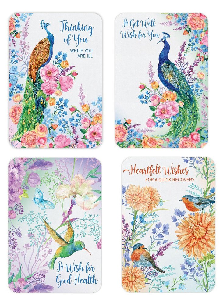 Faithfully Yours GET WELL Box Cards - Song Birds