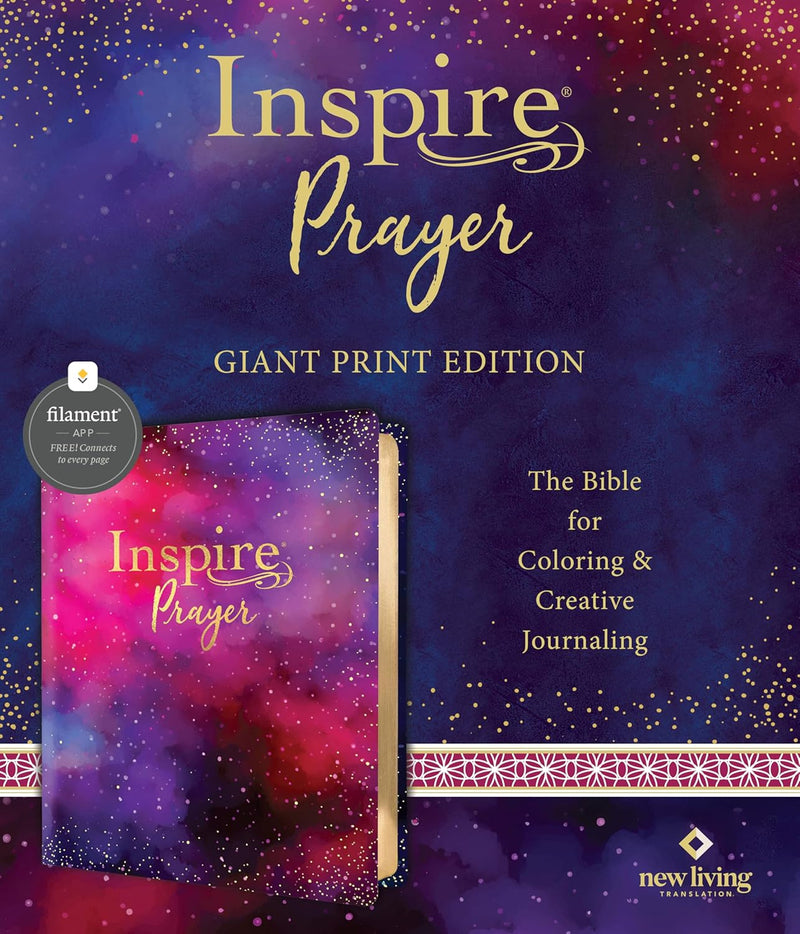 Inspire PRAYER Bible Giant Print NLT, Filament Enabled