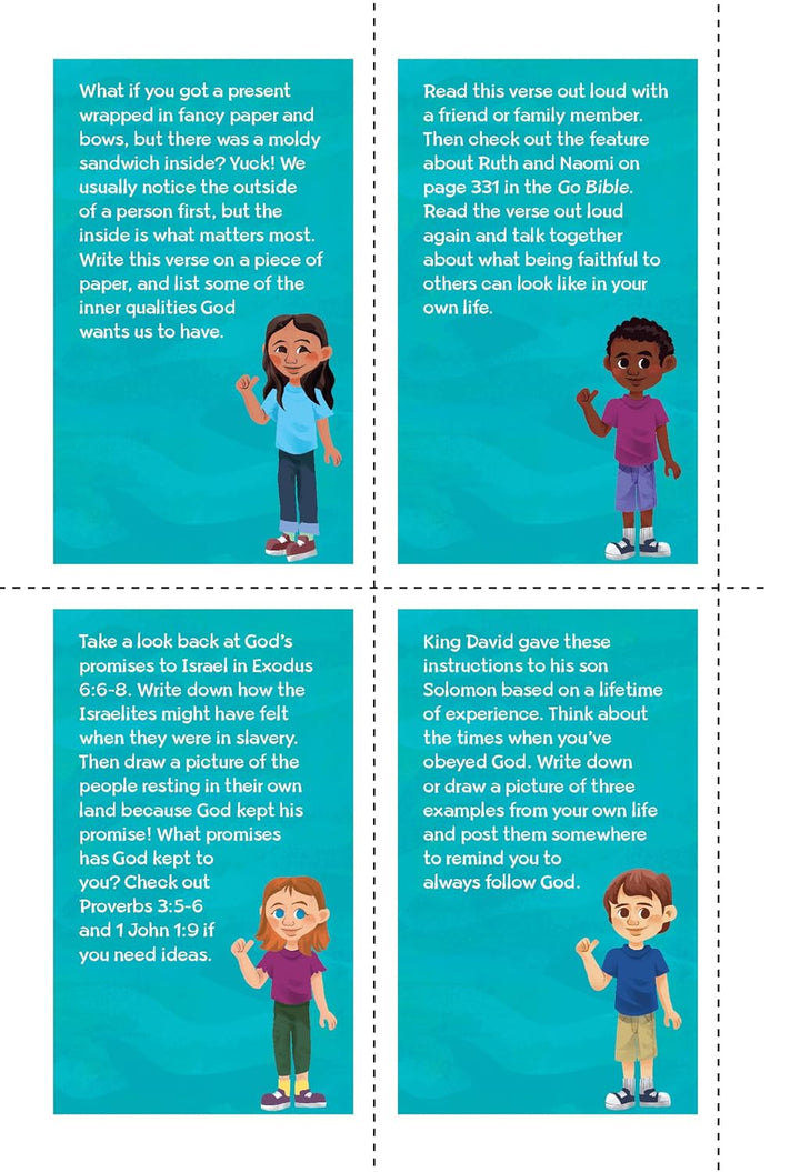 GO Bible Key Verse Challenge: Scripture Memory Verse Cards by Brock Eastman (Author), Talia Messina (Author)