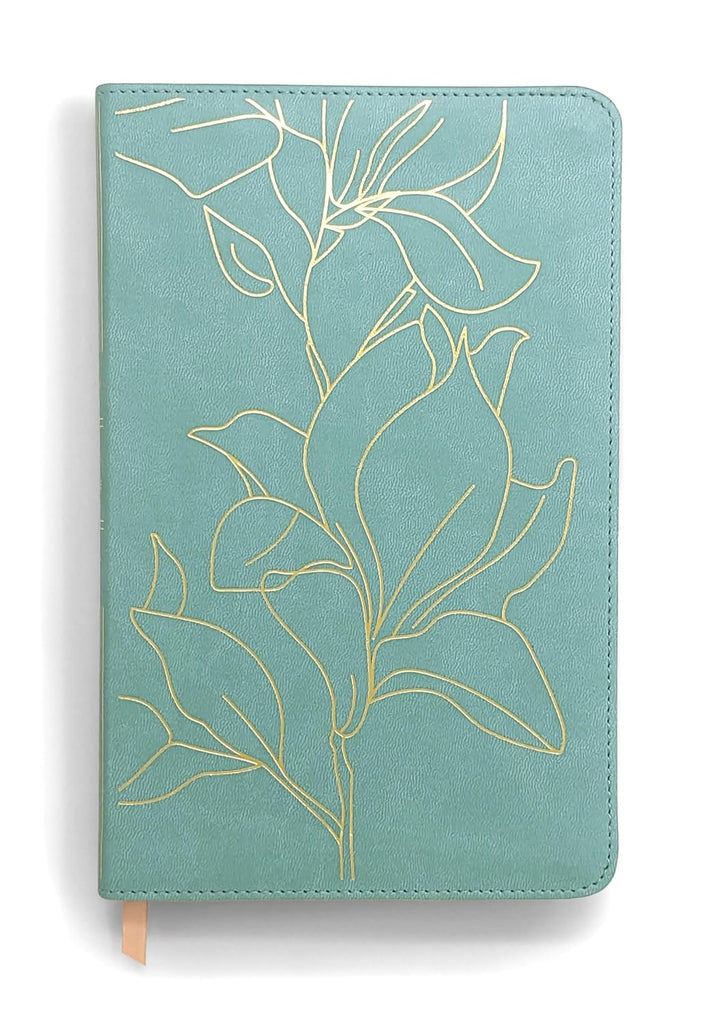 NLT Student Bible, Thinline Reference, Filament Enabled (LeatherLike, Tropical Iris Teal Blue, Indexed, Red Letter) by New Living Translation (Author), Tyndale (Creator)