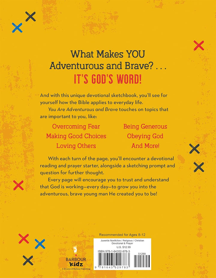 You Are Adventurous and Brave (Brave Boys) Paperback
