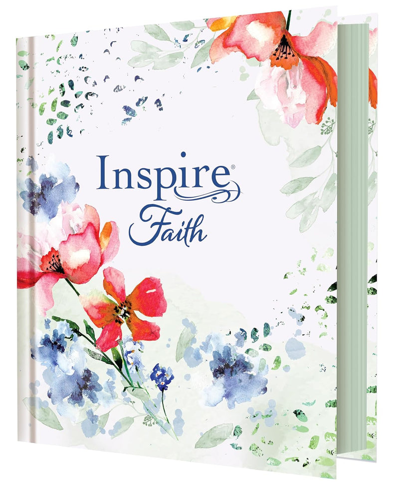 Inspire FAITH Bible Large Print NLT, Filament Enabled The Bible for Coloring & Creative Journaling