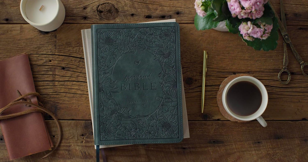 ESV GraceLaced Bible, Journaling Edition (Artwork by Ruth Chou Simons) (TruTone, Quiet Forest)