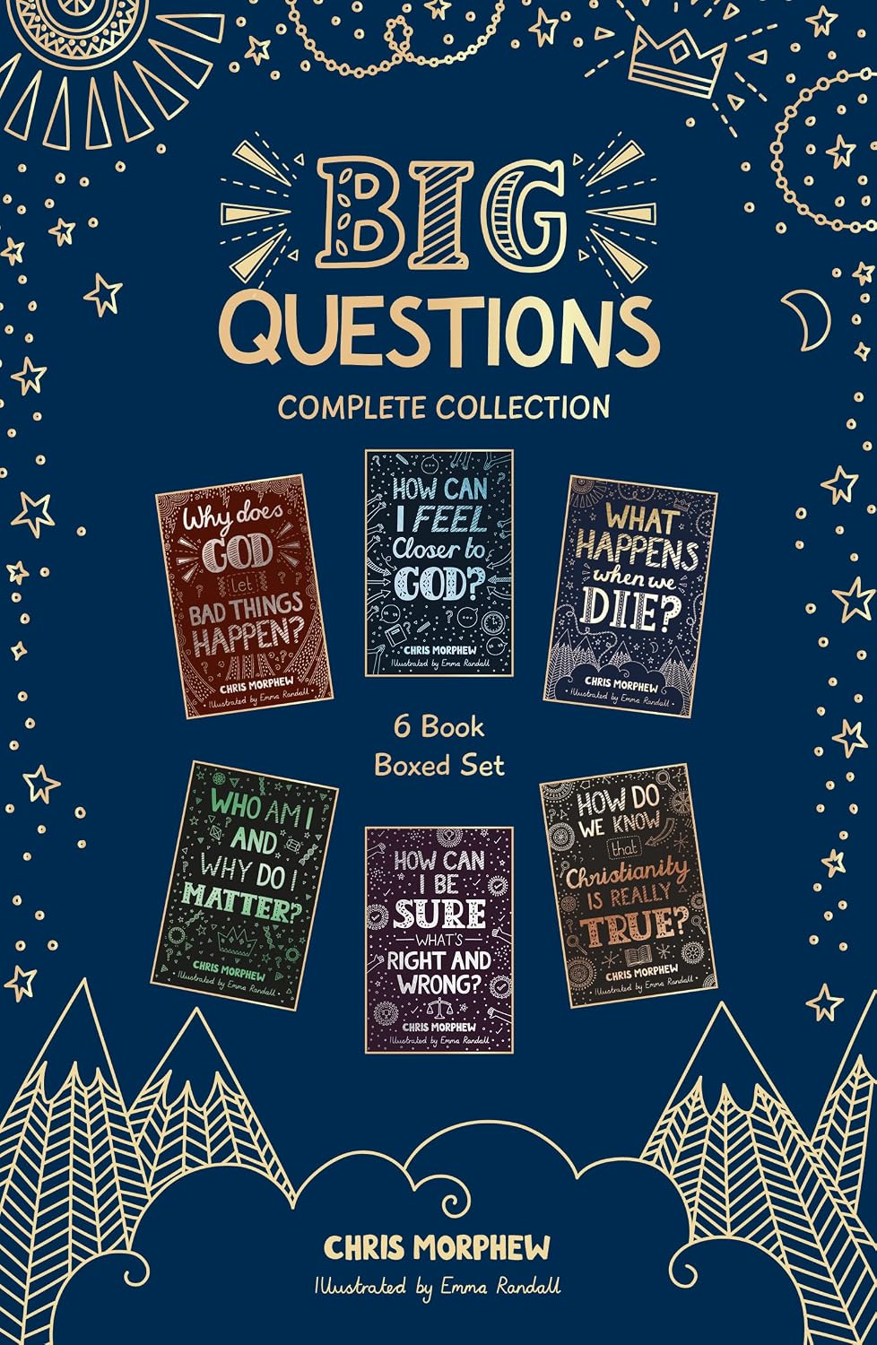 Big Questions Complete Collection 6-Book Boxed Set By Chris Morphew, illustrated by Emma Randall