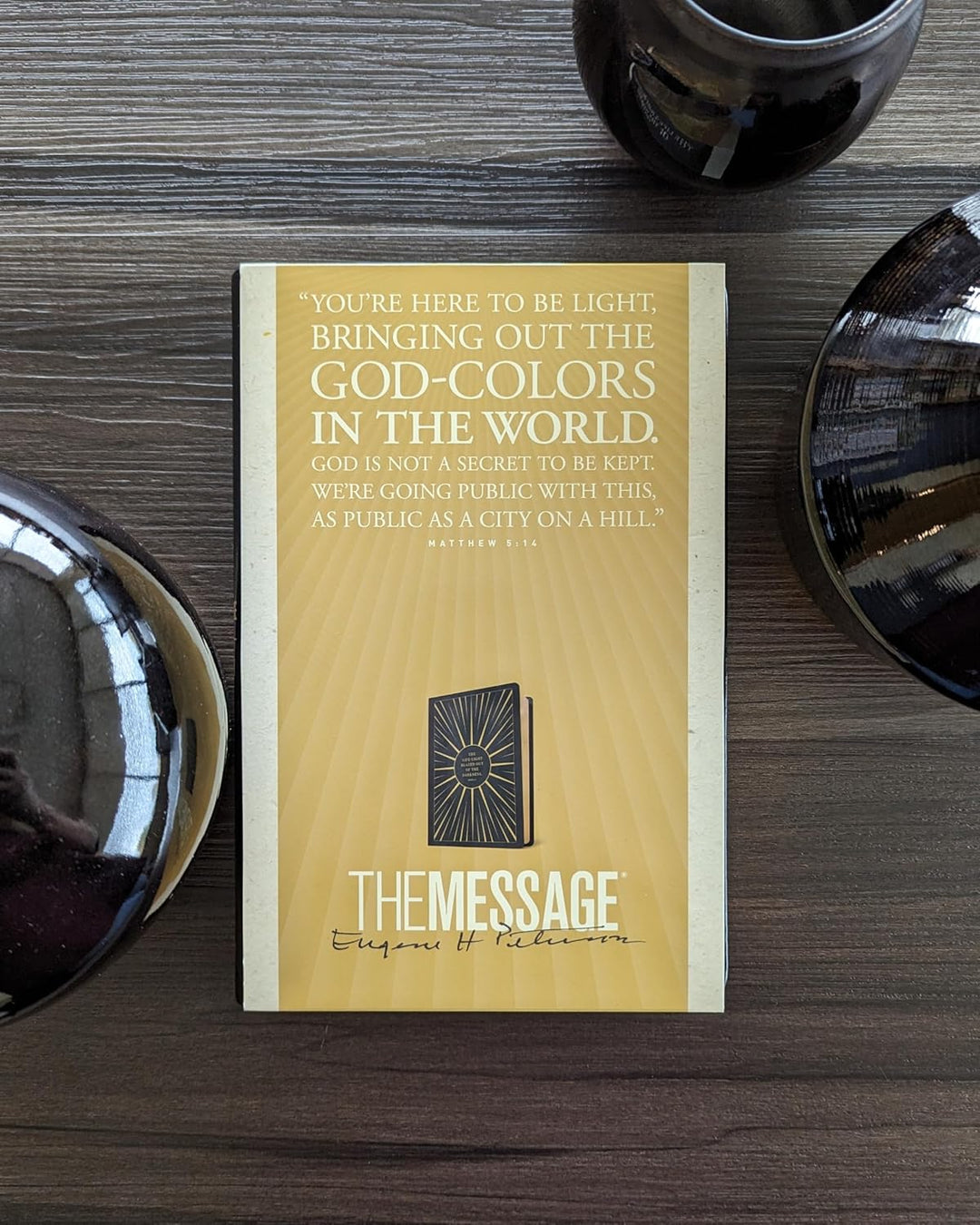 The Message Anniversary Edition (Leather-Look, Life-Light Black) Imitation Leather