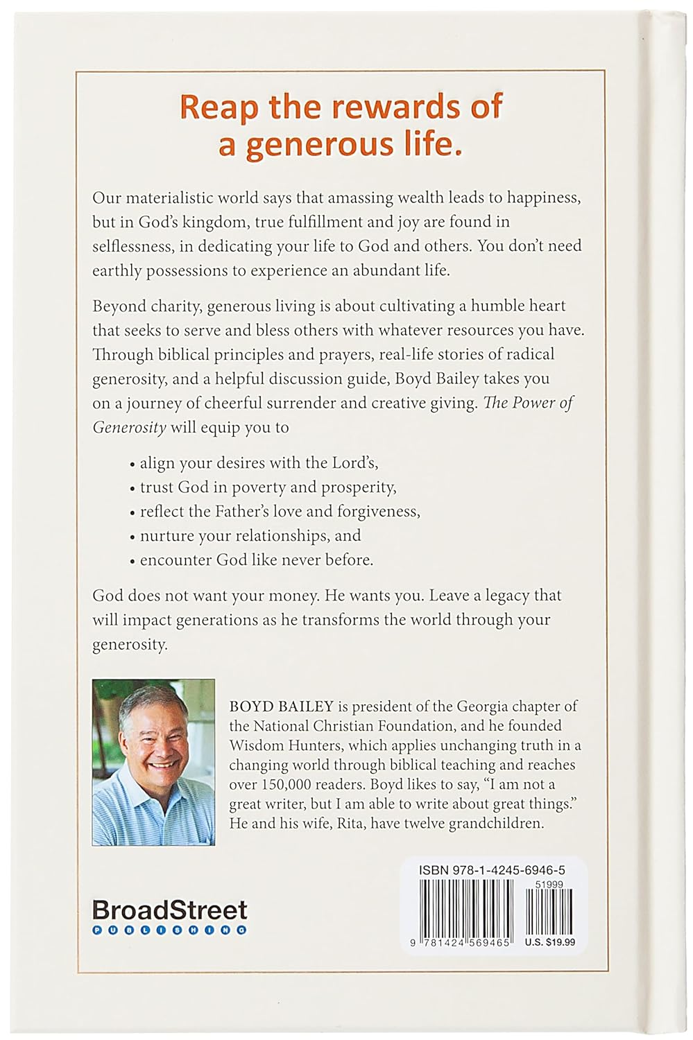 The Power of Generosity: Experiencing God&