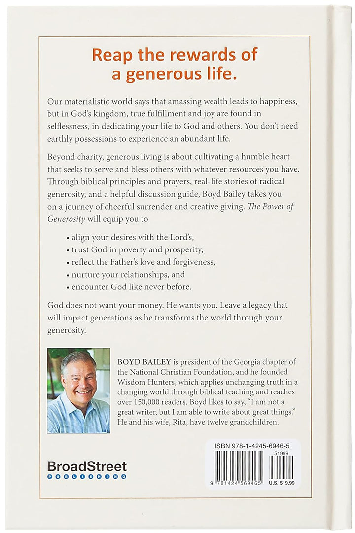 The Power of Generosity: Experiencing God&