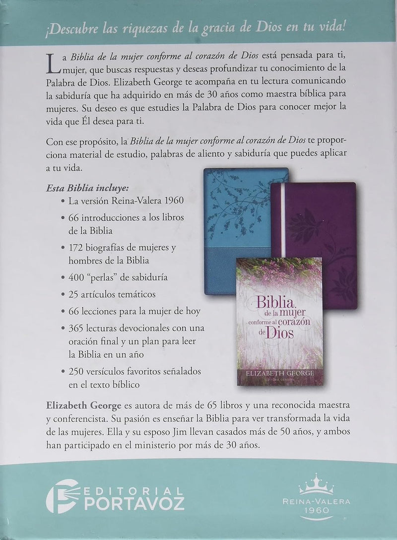 Biblia de la mujer conforme al corazón de Dios (The Bible for a Woman After God&