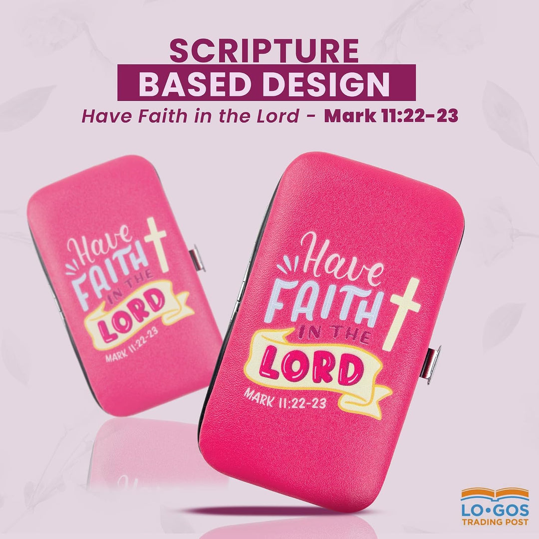 Manicure Set, Pink – Have Faith in the Lord, Mark 11:22-23
