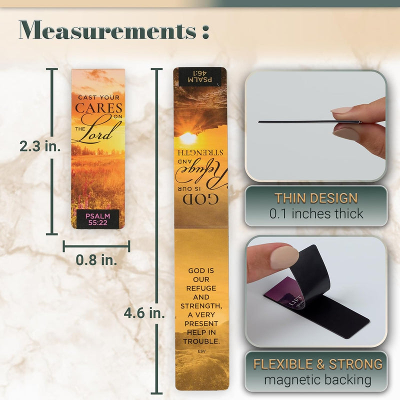 Scripture Magnetic Bookmark PageMaker - 6 Piece Set