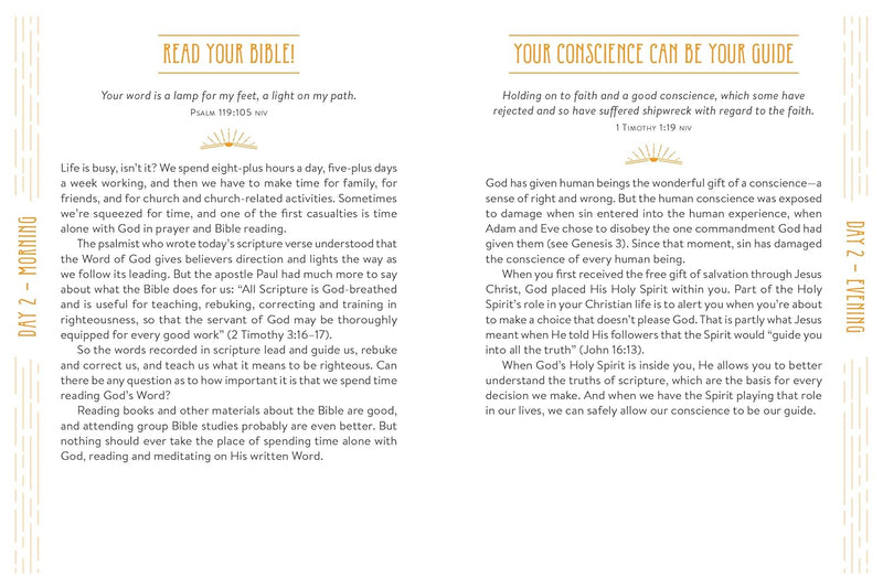 Daily Devotions for Men Morning & Evening Edition: 365 Days of Bible Wisdom
