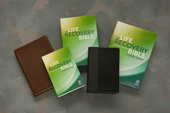 NLT Life Recovery Bible, Second Edition (Hardcover): Addiction Bible Tied to 12 Steps of Recovery for Help with Drugs, Alcohol, Personal Struggles - With Meeting Guide