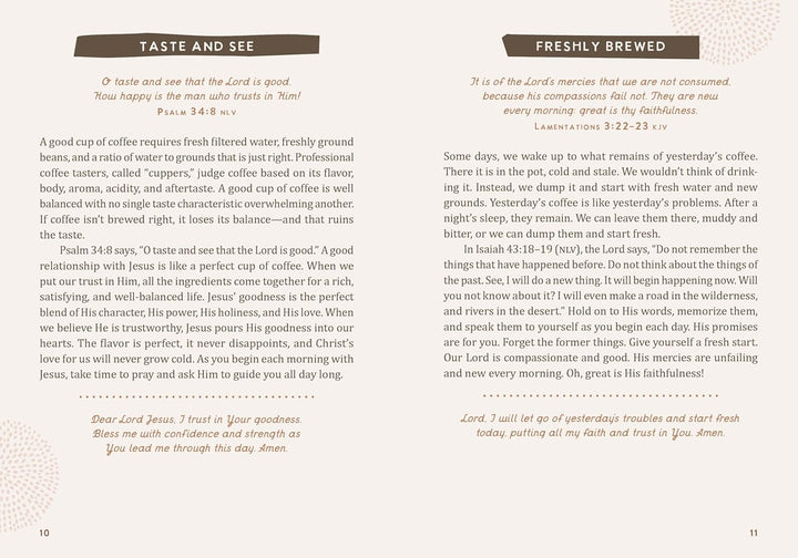 Coffee and Jesus: A Robust Blend of Uplifting Devotions &amp; Prayers for Women Paperback