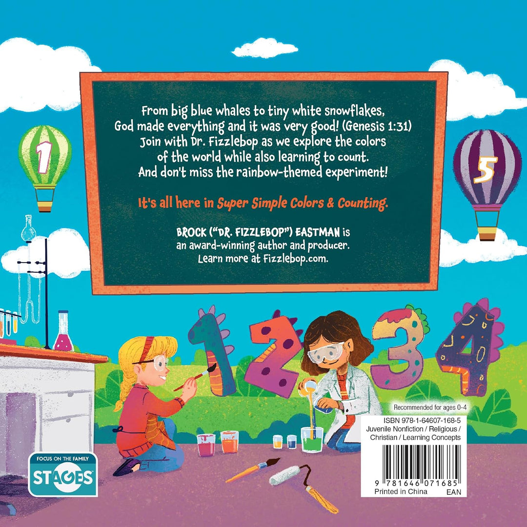 Super Simple Colors and Counting with Dr. Fizzlebop (Dr. Fizzlebop’s Super Simple Science) by Brock Eastman (Author) (Copy)