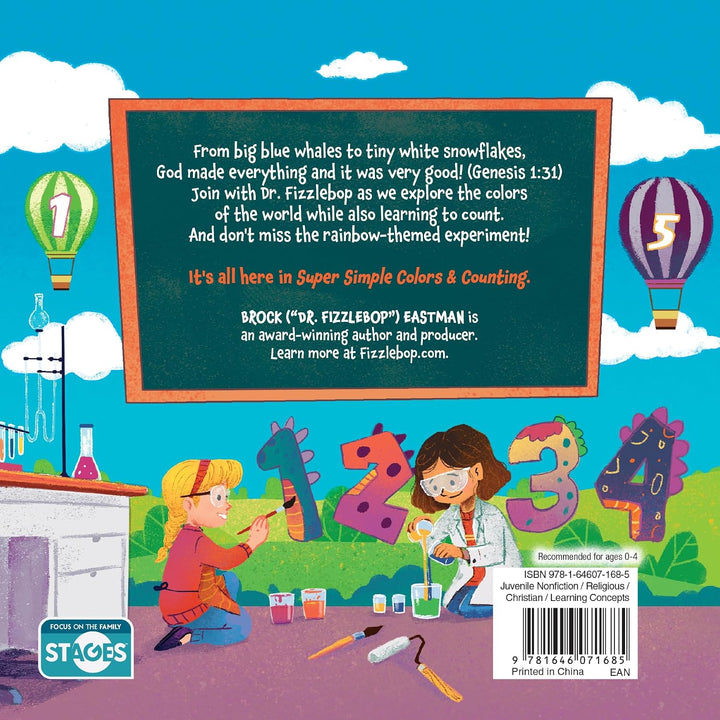 Super Simple Colors and Counting with Dr. Fizzlebop (Dr. Fizzlebop’s Super Simple Science) by Brock Eastman (Author) (Copy)
