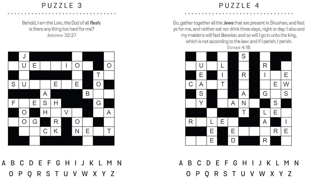 150 Bible Crosswords without Clues: A New Twist on a Classic Favorite! Paperback