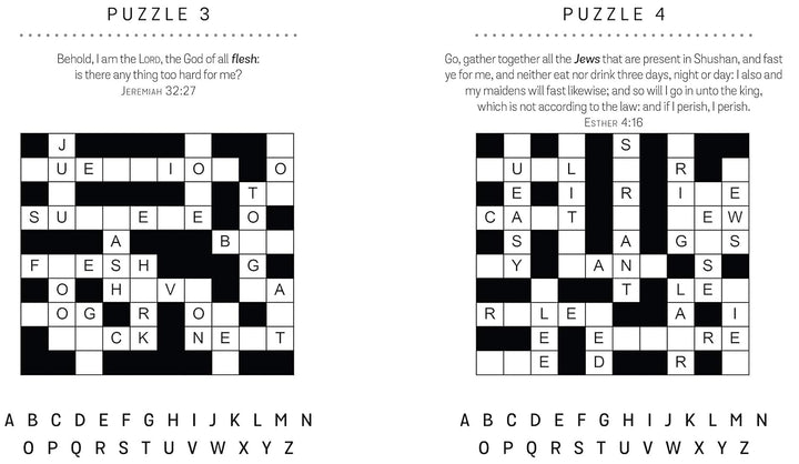 150 Bible Crosswords without Clues: A New Twist on a Classic Favorite! Paperback