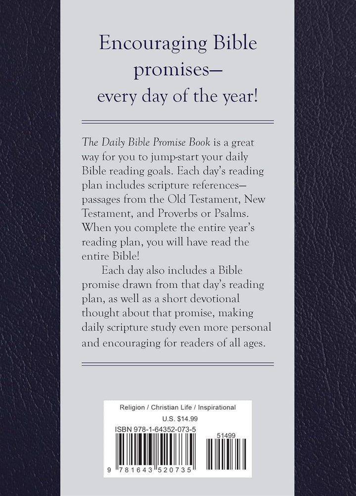 The Daily Bible Promise Book Hardcover - A 365-Day Devotional &amp; Bible Reading Plan