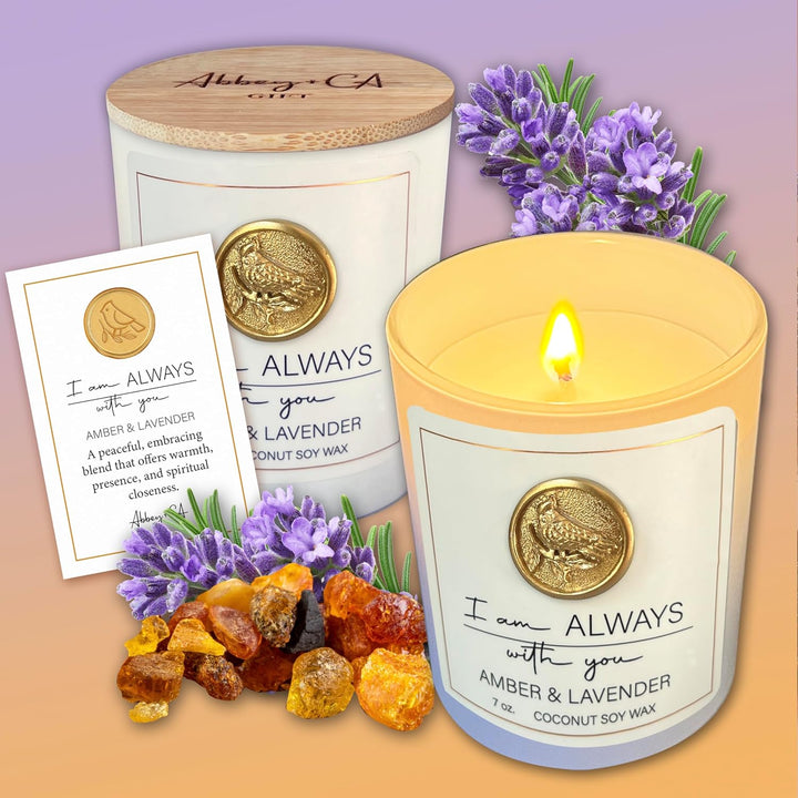 Always with You - Amber &amp; Lavender - Scentspirations Candle Collection