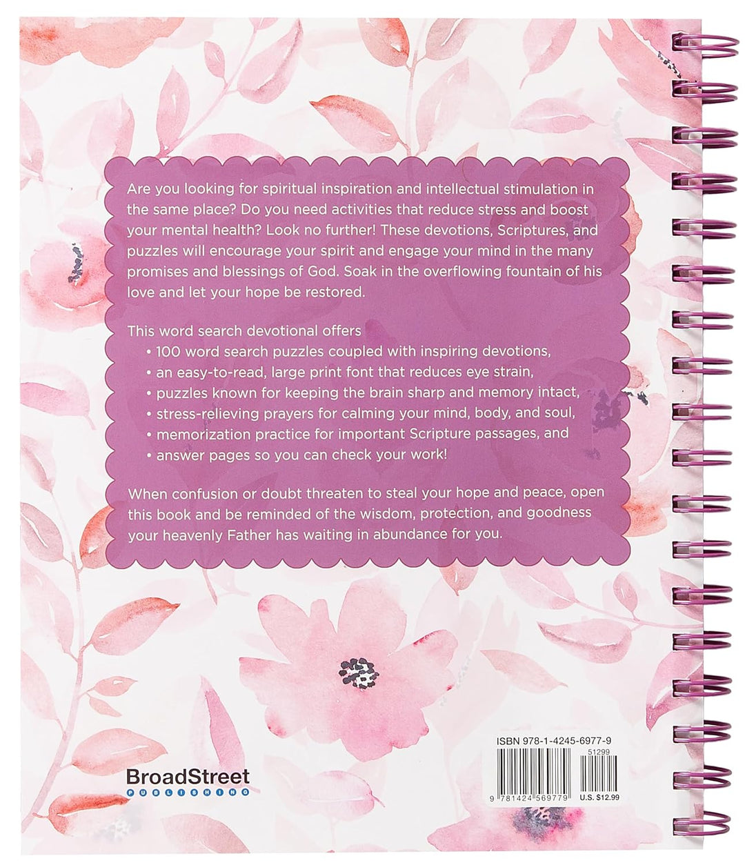 100 Days of Hope for Your Soul: Bible Word Search Devotional.