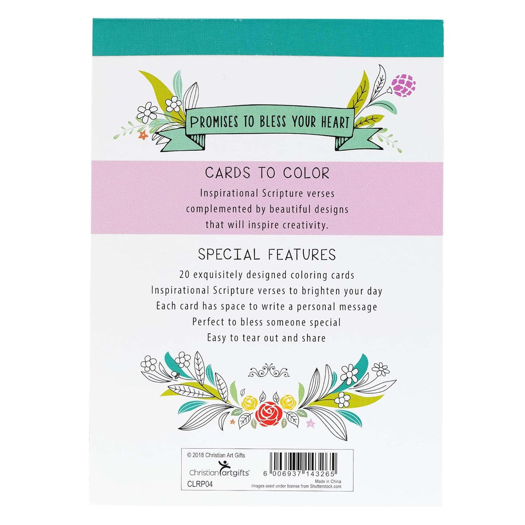 Promises To Bless Your Heart - 20 Inspirational and Exquisitely Designed Cards