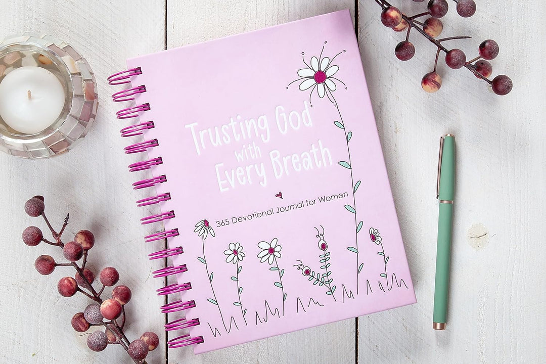 Trusting God with Every Breath: 365 Devotional Journal for Women by Amy Mecham
